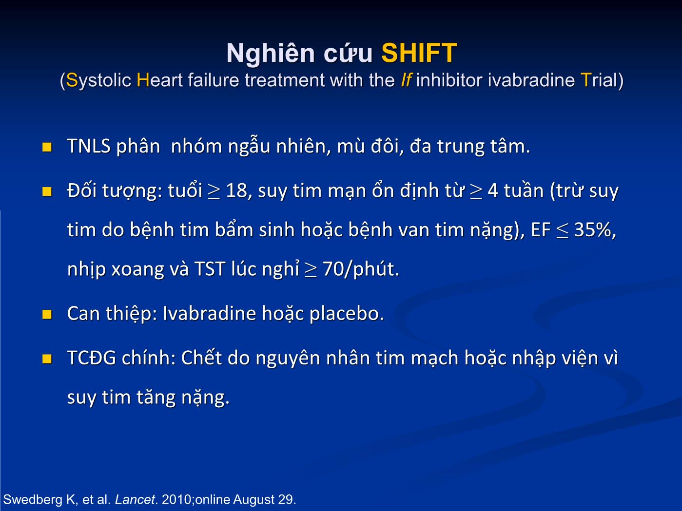 Bài giảng Sử dụng ivabradine trong thực hành điều trị suy tim - Hồ Huỳnh Quang Trí trang 7