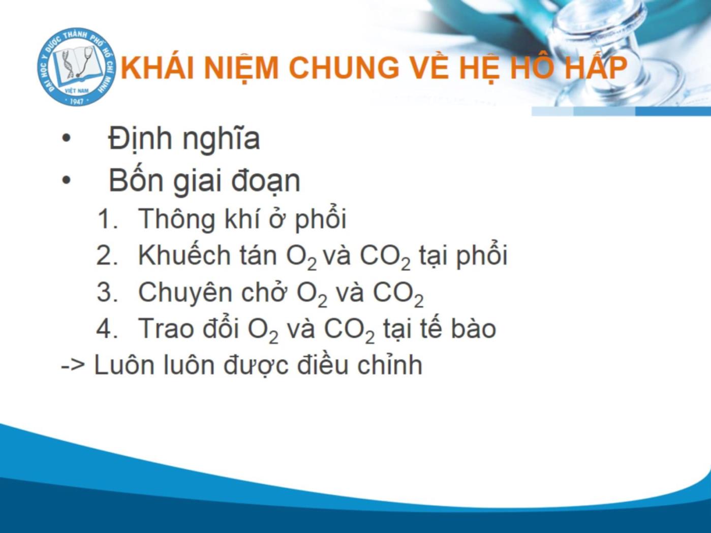 Bài giảng Sinh lý hô hấp - Vũ Trần Thiên Quân trang 2