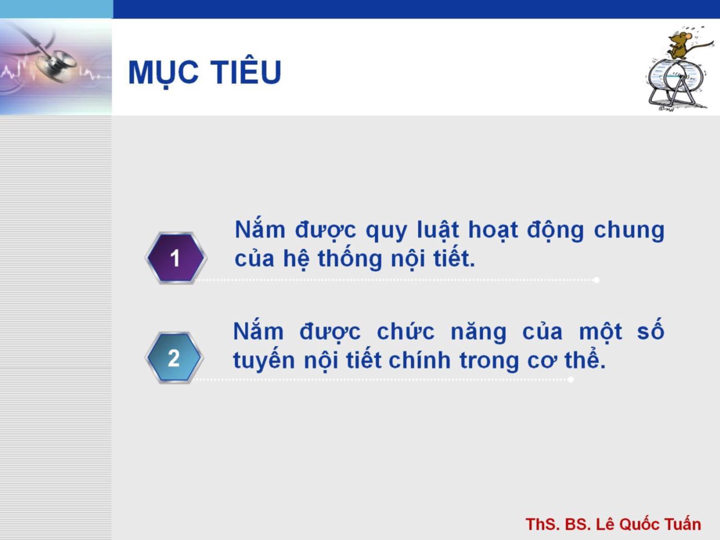 Bài giảng Hệ nội tiết - Lê Quốc Tuấn trang 2