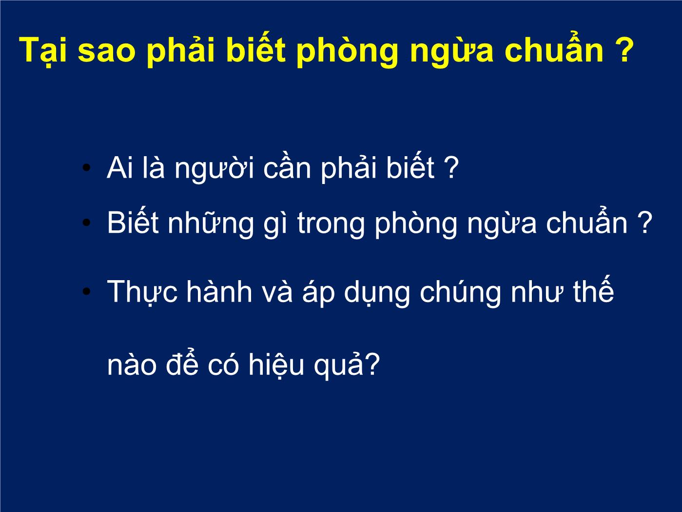 Hướng dẫn phòng ngừa cách ly trong bệnh viện - Nguyễn Thị Thanh Hà trang 5