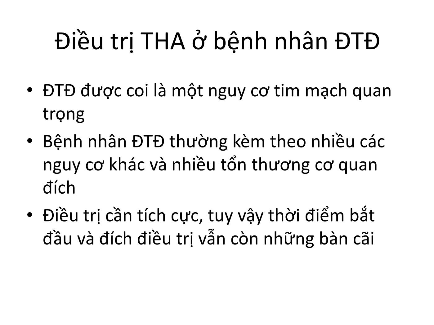 Cập nhật điều trị tăng huyết áp ở bệnh nhân đái tháo đường - Phạm Mạnh Hùng trang 5