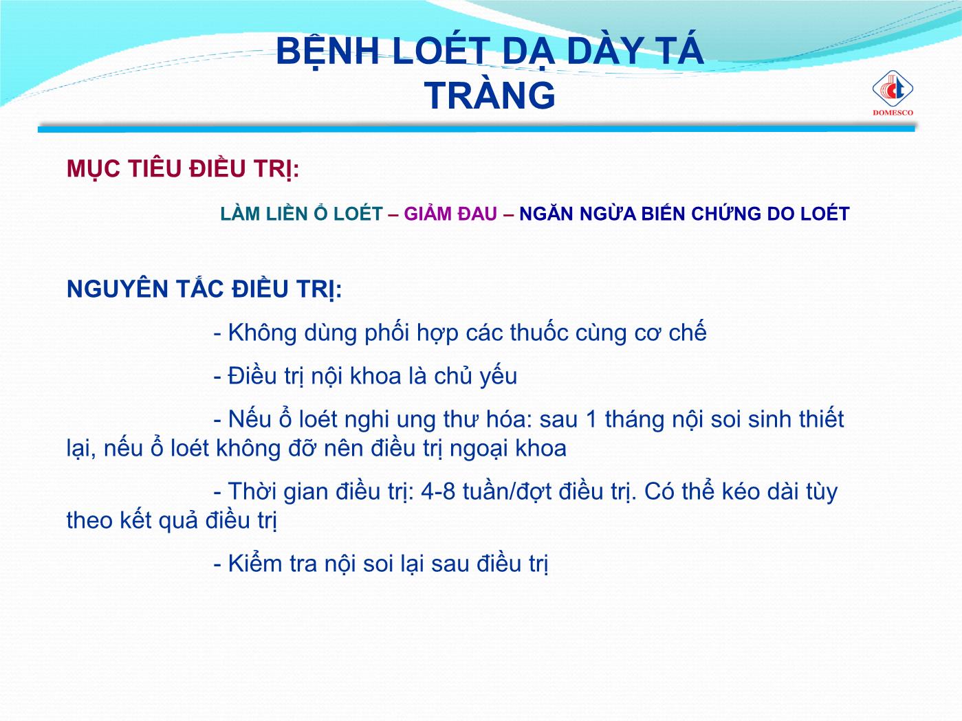 Bài giảng Kháng Acid & chống loét tiêu hóa - Phạm Thị Ngọc Điệp trang 8