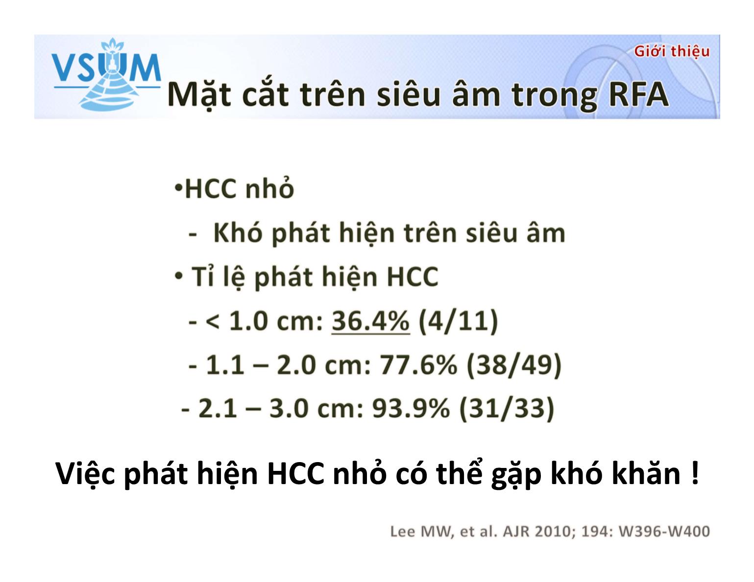 Kĩ thuật kết hợp hình ảnh trong đốt sóng cao tần (RFA) điều trị HCC trang 6