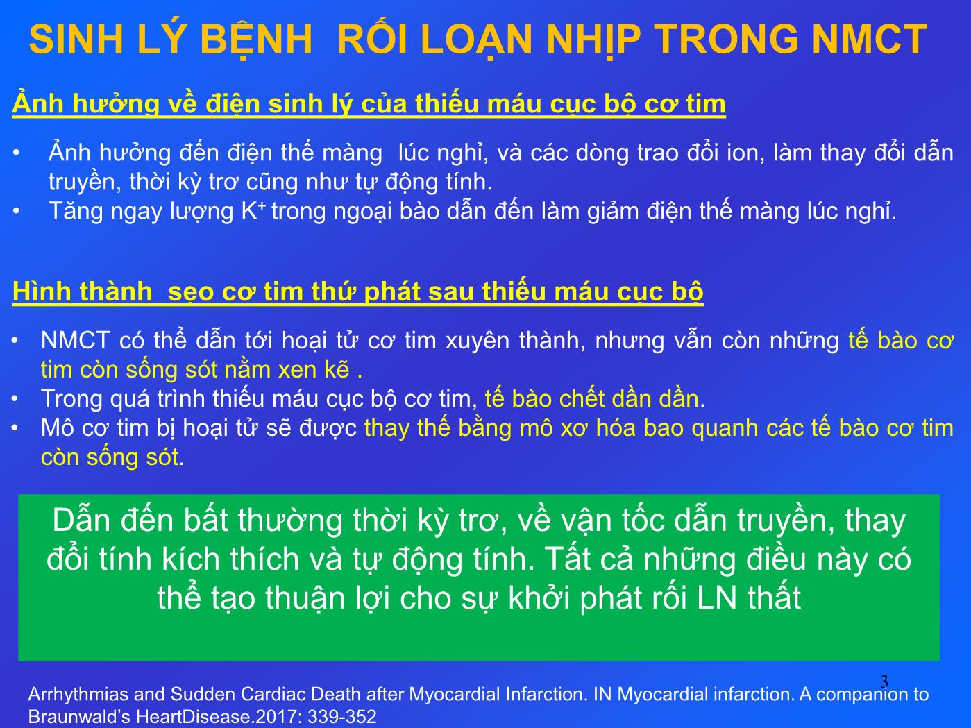 Hội chứng mạch vành cấp với ST chênh lên: Điều trị biến chứng rối loạn nhịp thất - Nguyễn Thanh Hiền trang 3