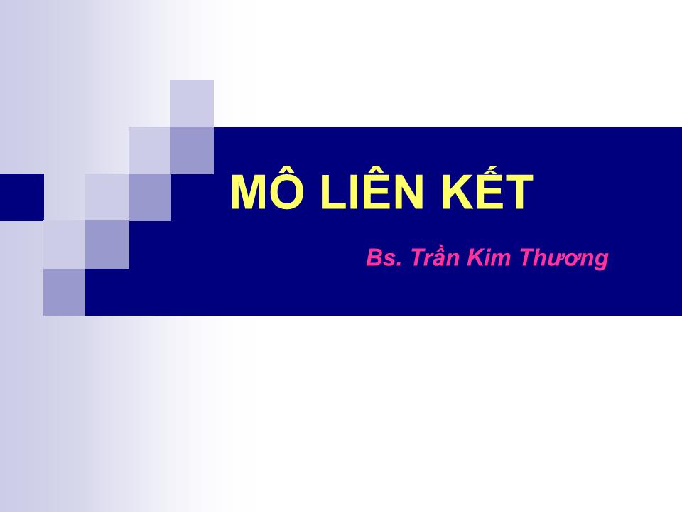 Bài giảng Mô liên kết - Trần Kim Thương trang 1