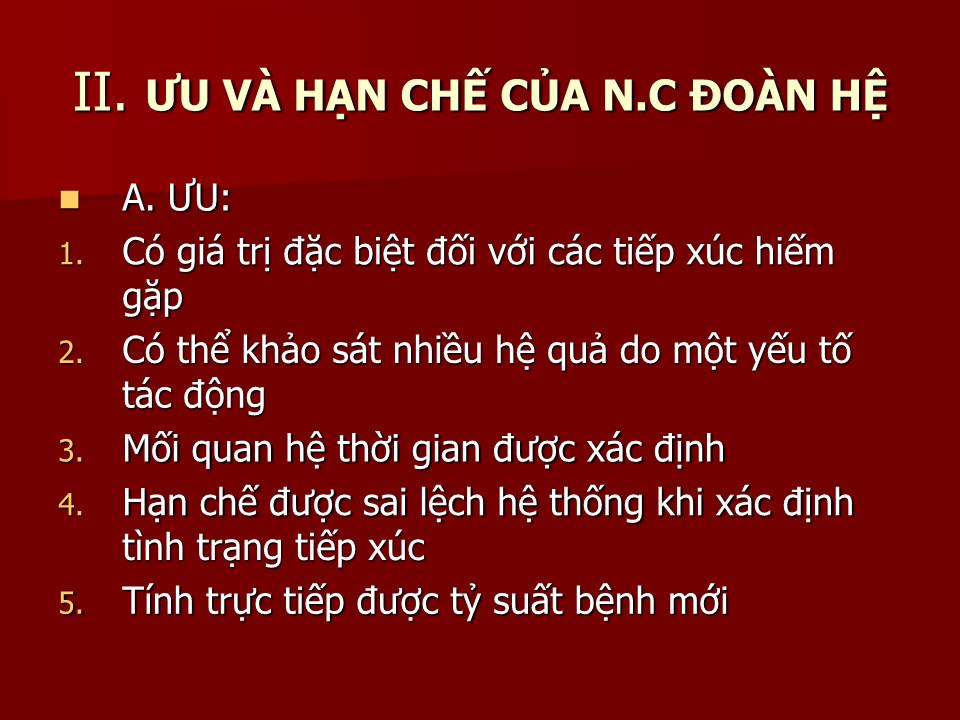 Bài giảng Nghiên cứu đoàn hệ Cohort Studies - Lê Hoàng Ninh trang 3