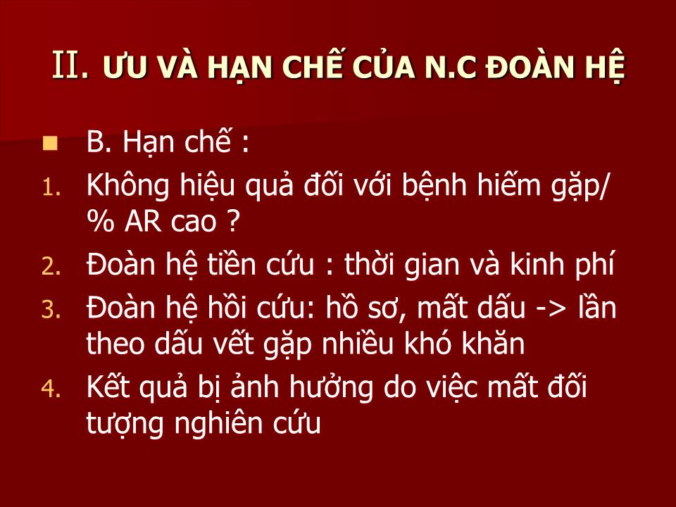 Bài giảng Nghiên cứu đoàn hệ Cohort Studies - Lê Hoàng Ninh trang 4