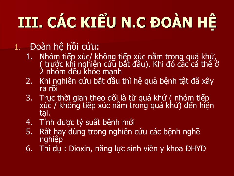 Bài giảng Nghiên cứu đoàn hệ Cohort Studies - Lê Hoàng Ninh trang 5