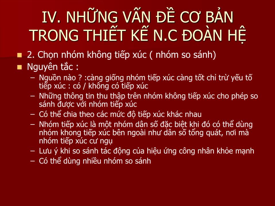 Bài giảng Nghiên cứu đoàn hệ Cohort Studies - Lê Hoàng Ninh trang 9