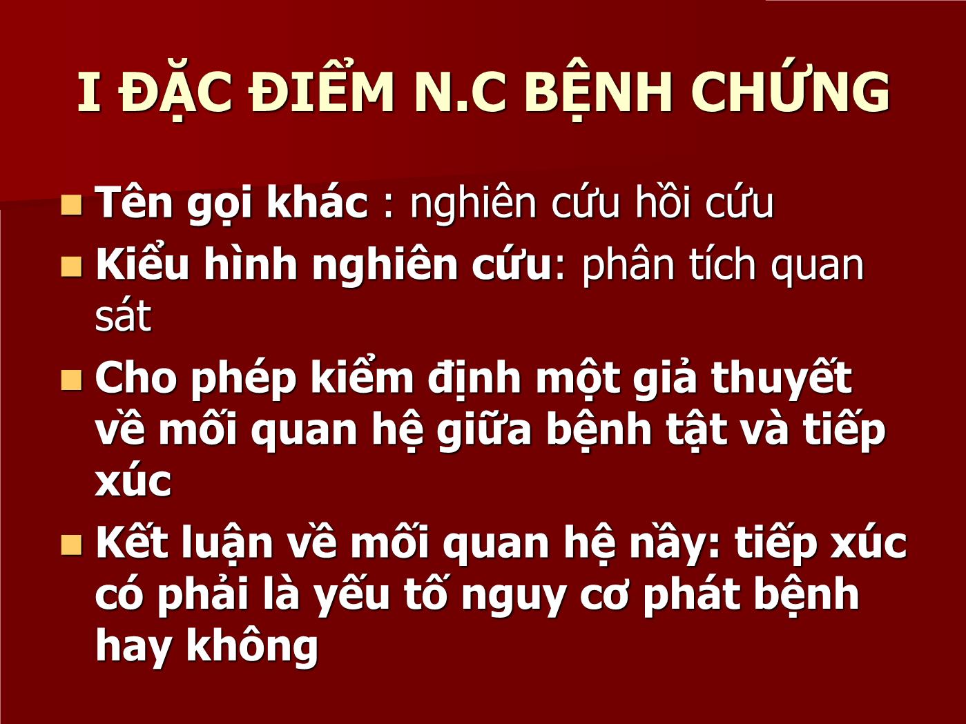 Đề tài Nghiên cứu bệnh - Chứng Case – Control studies - Lê Hoàng Ninh trang 2