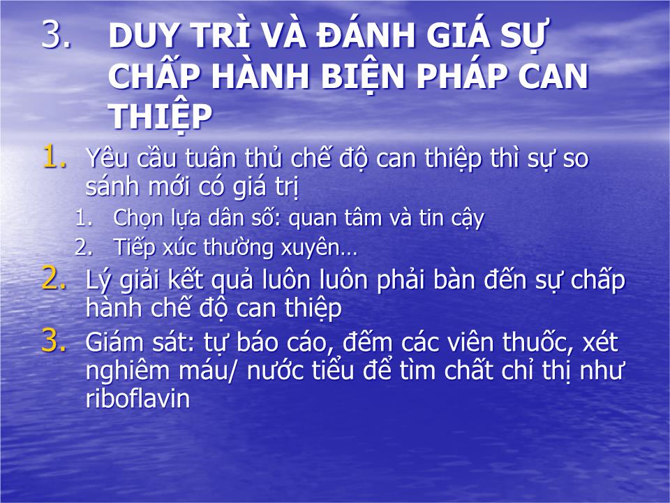 Đề tài Những nghiên cứu can thiệp Intervention Studies - Lê Hoàng Ninh trang 8