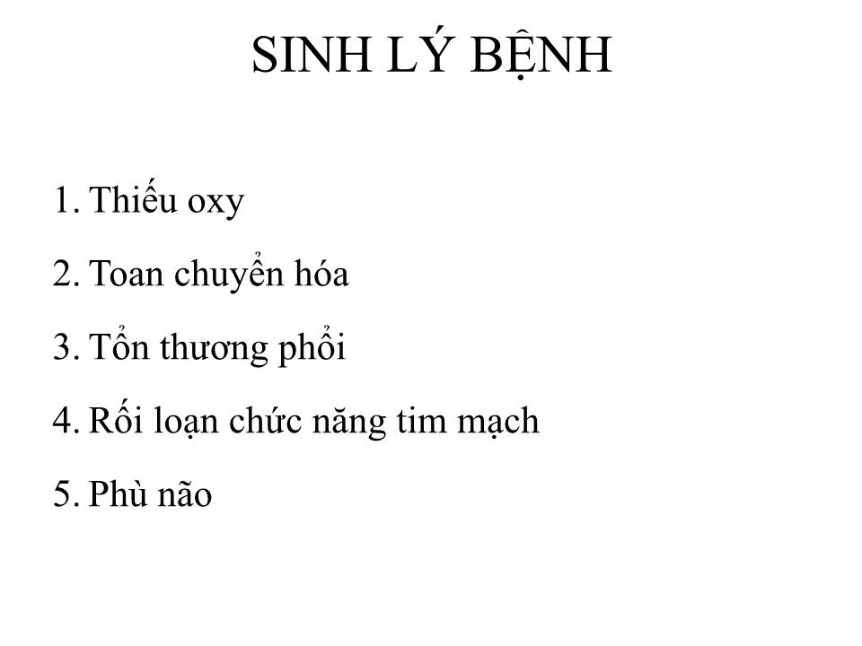 Bài giảng Ngạt nước - Bùi Quốc Thắng trang 5