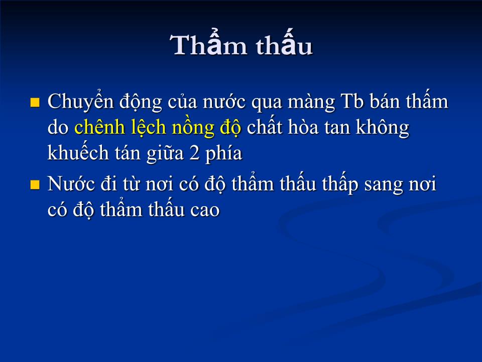 Bài giảng Cân bằng nước – điện giải - Nguyễn Thị Thanh trang 7