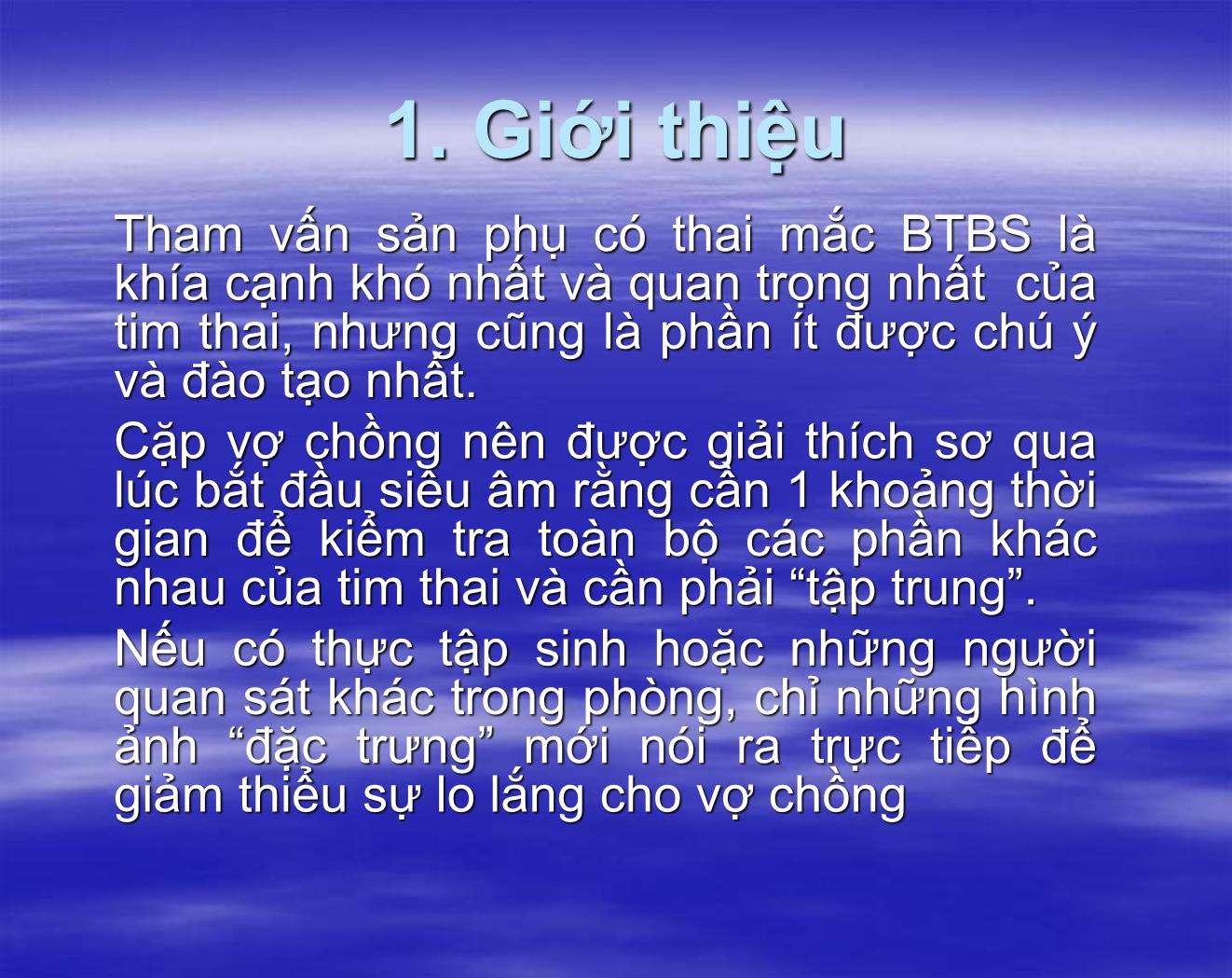 Đề tài Tham vấn sản phụ có thai mắc BTBS - Lê Kim Tuyến trang 2