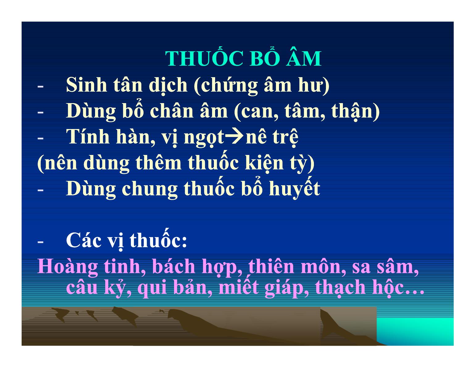 Bài giảng Thuốc bổ dưỡng trang 7