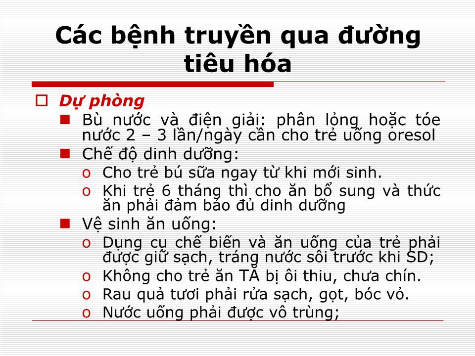 Bài giảng Phòng chống các bệnh dịch trong trường học trang 4