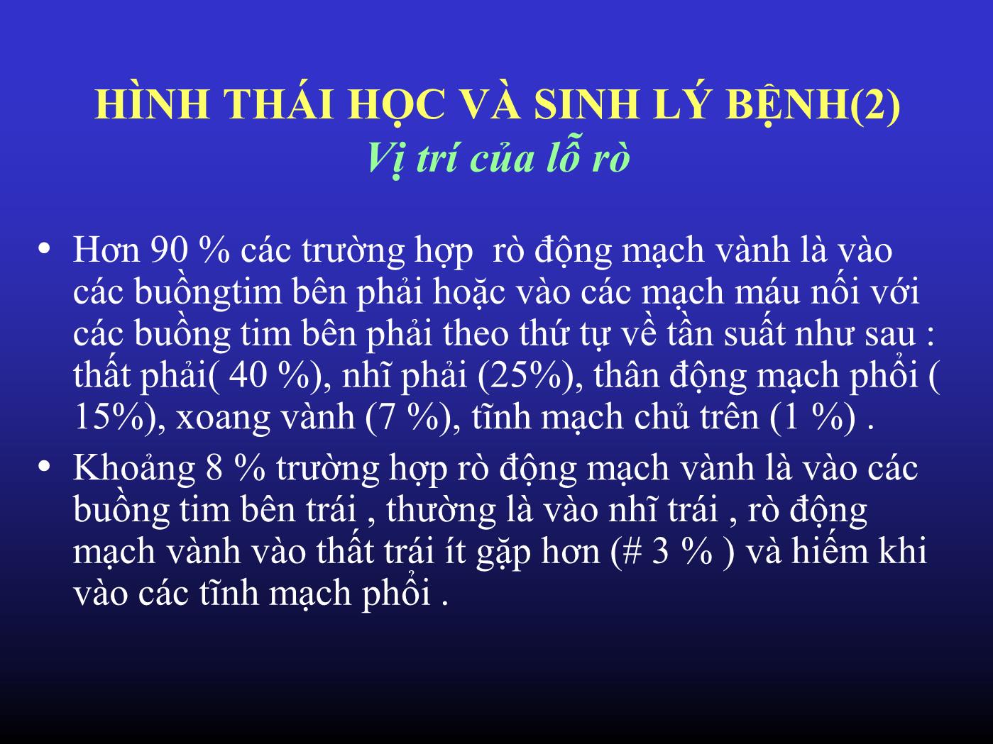 Đề tài Rò động mạch vành - Huỳnh Ngọc Thiện trang 5