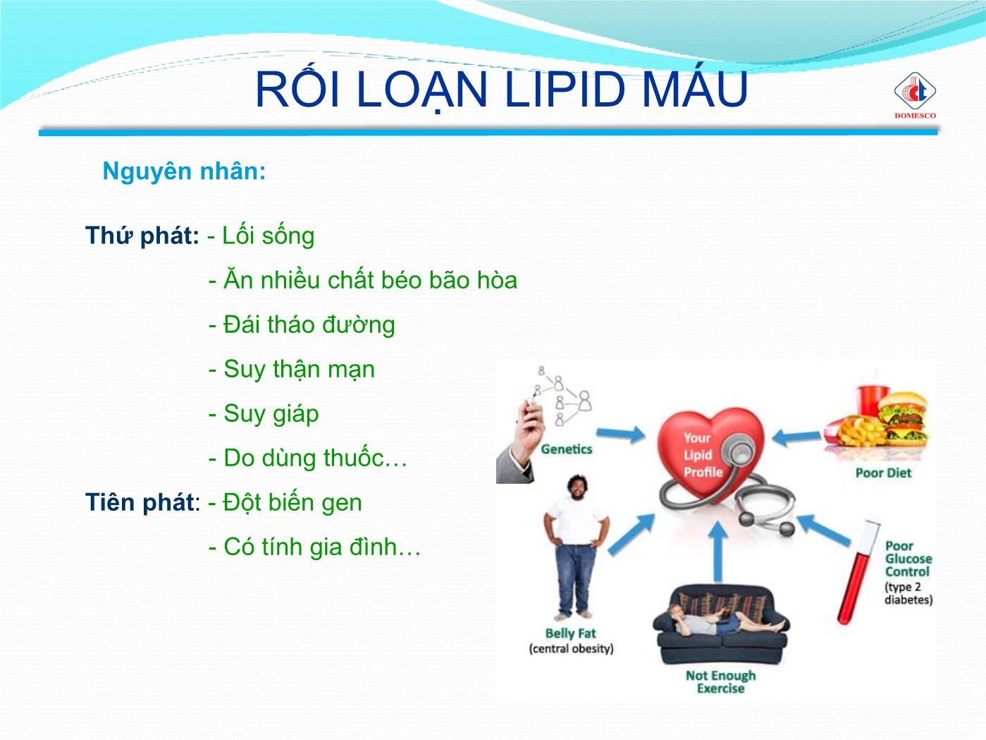 Bài giảng Rối loạn lipid máu - Phạm Thị Ngọc Điệp trang 6