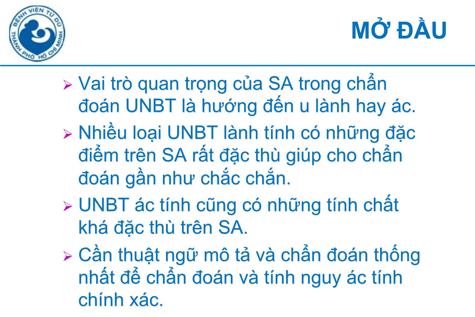 Đề tài Siêu âm đánh giá khối u buồng trứng tính nguy cơ ác tính theo IOTA - Hà Tố Nguyên trang 2