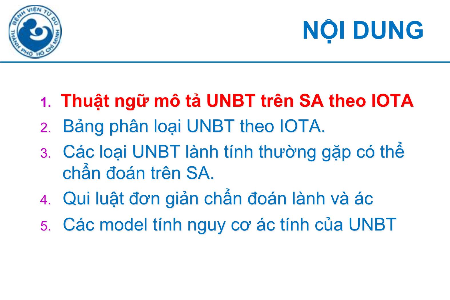 Đề tài Siêu âm đánh giá khối u buồng trứng tính nguy cơ ác tính theo IOTA - Hà Tố Nguyên trang 3