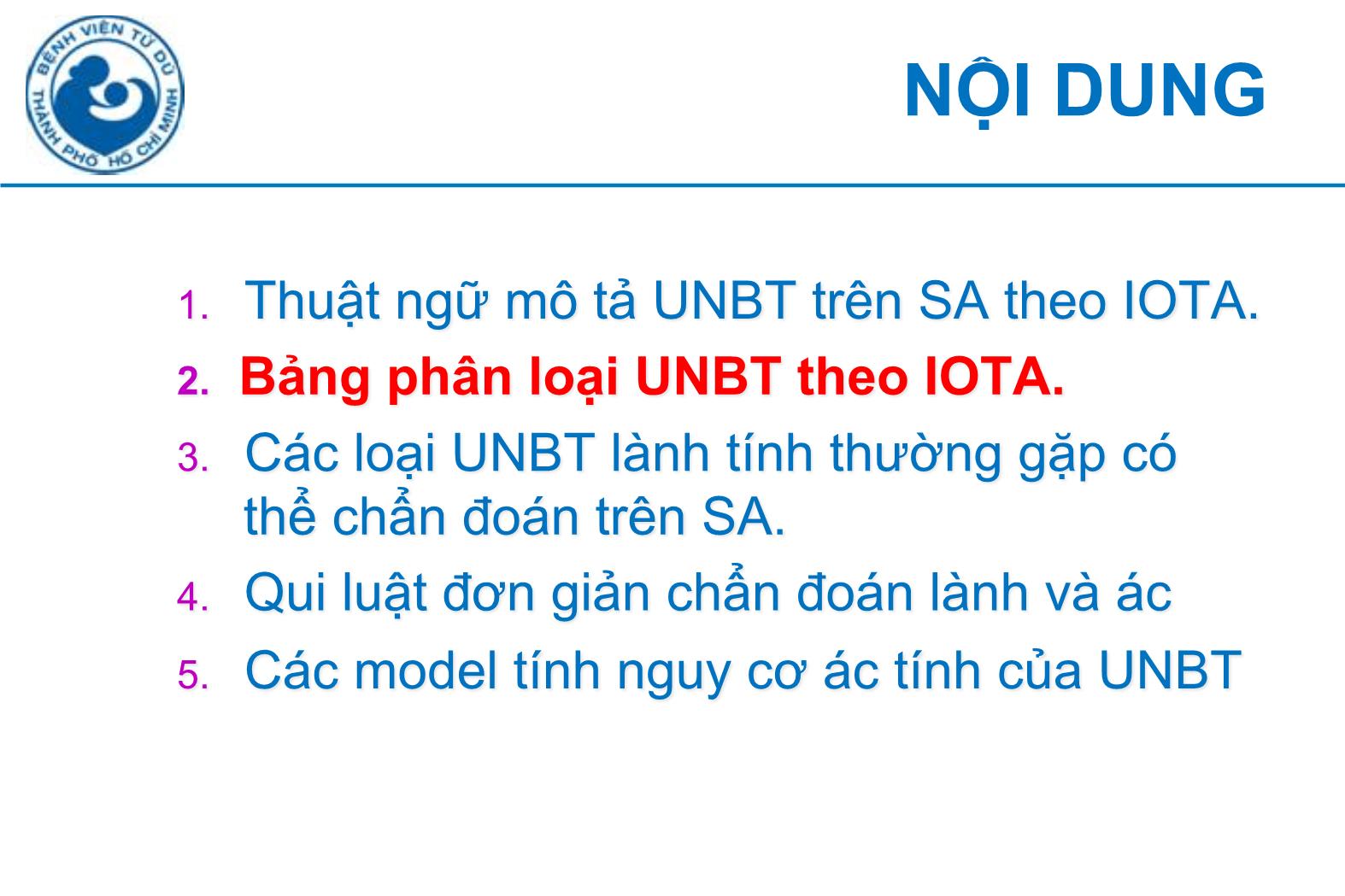 Đề tài Siêu âm đánh giá khối u buồng trứng tính nguy cơ ác tính theo IOTA - Hà Tố Nguyên trang 7