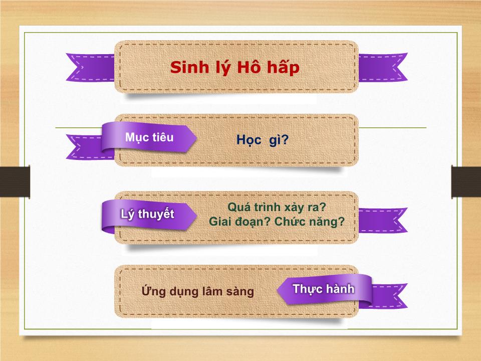 Bài giảng Sinh lý hệ hô hấp - Phạm Hoàng Khánh trang 10