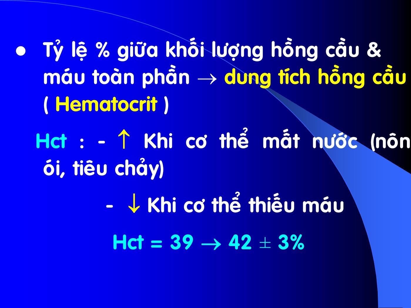 Bài giảng Sinh lý máu - Trần Thị Liên Minh trang 10