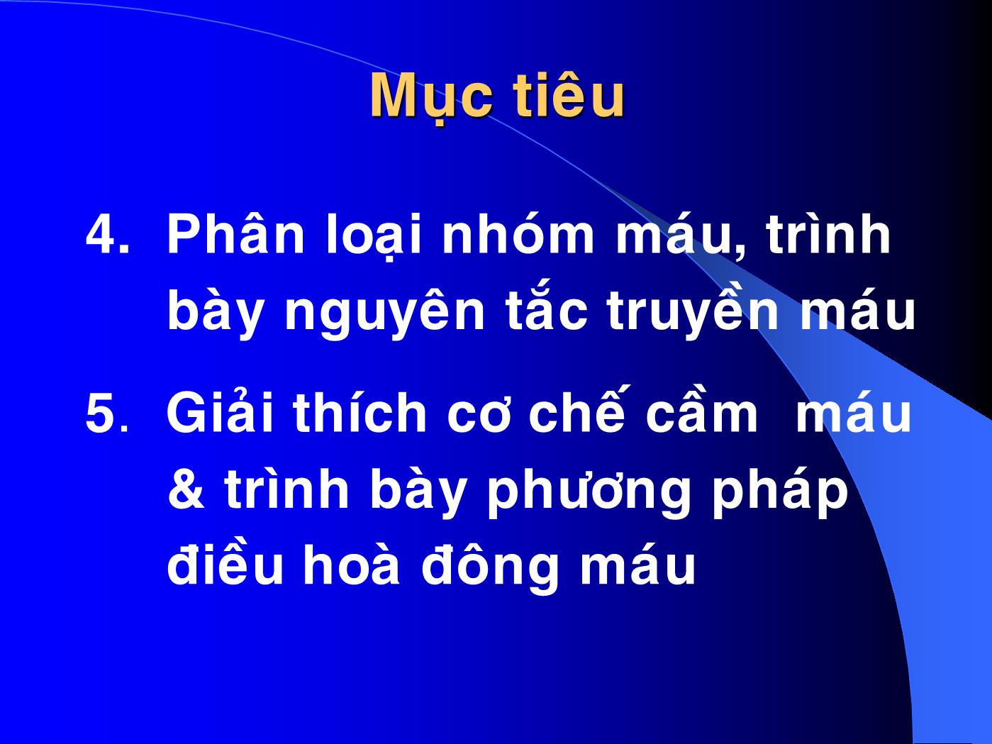 Bài giảng Sinh lý máu - Trần Thị Liên Minh trang 3