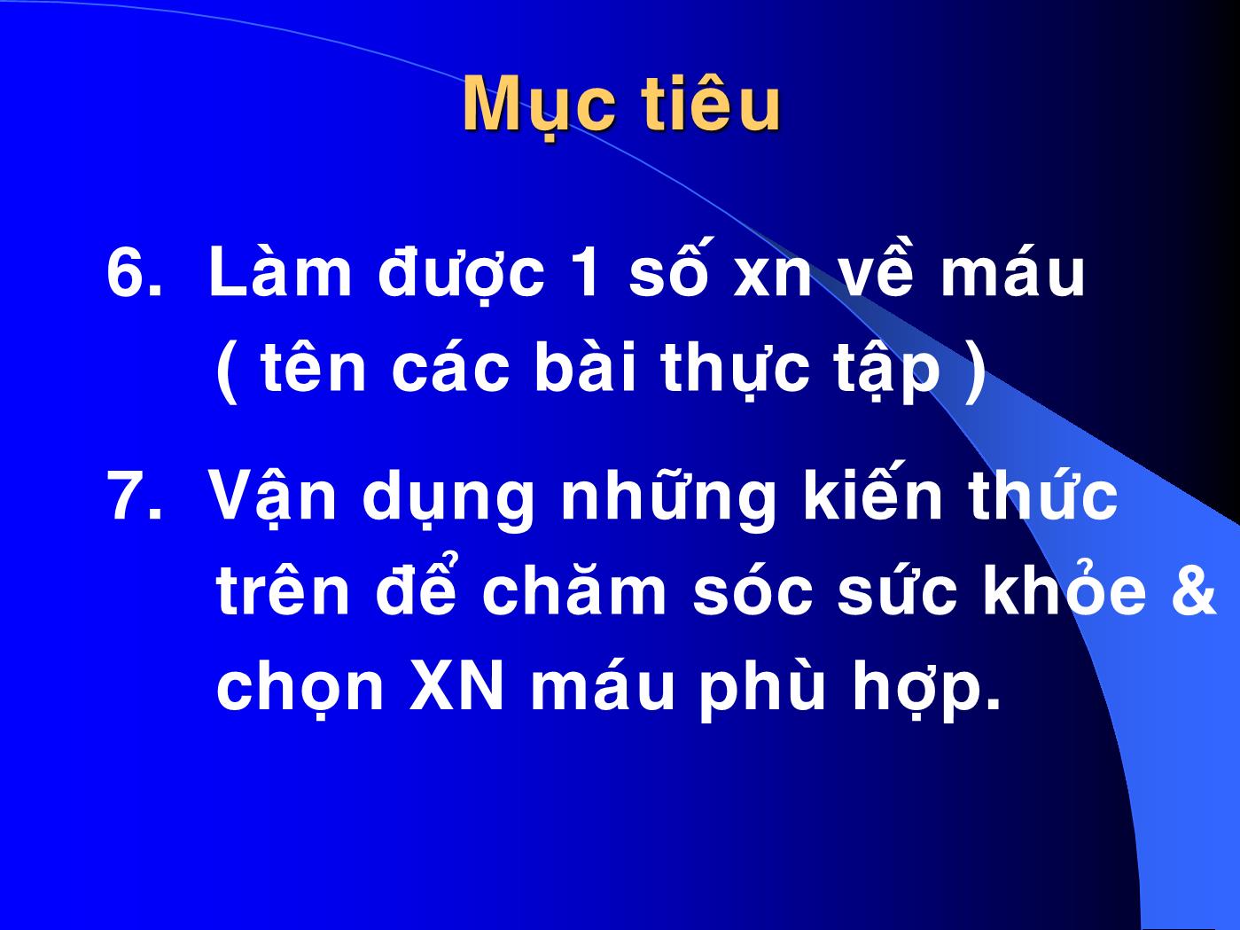 Bài giảng Sinh lý máu - Trần Thị Liên Minh trang 4