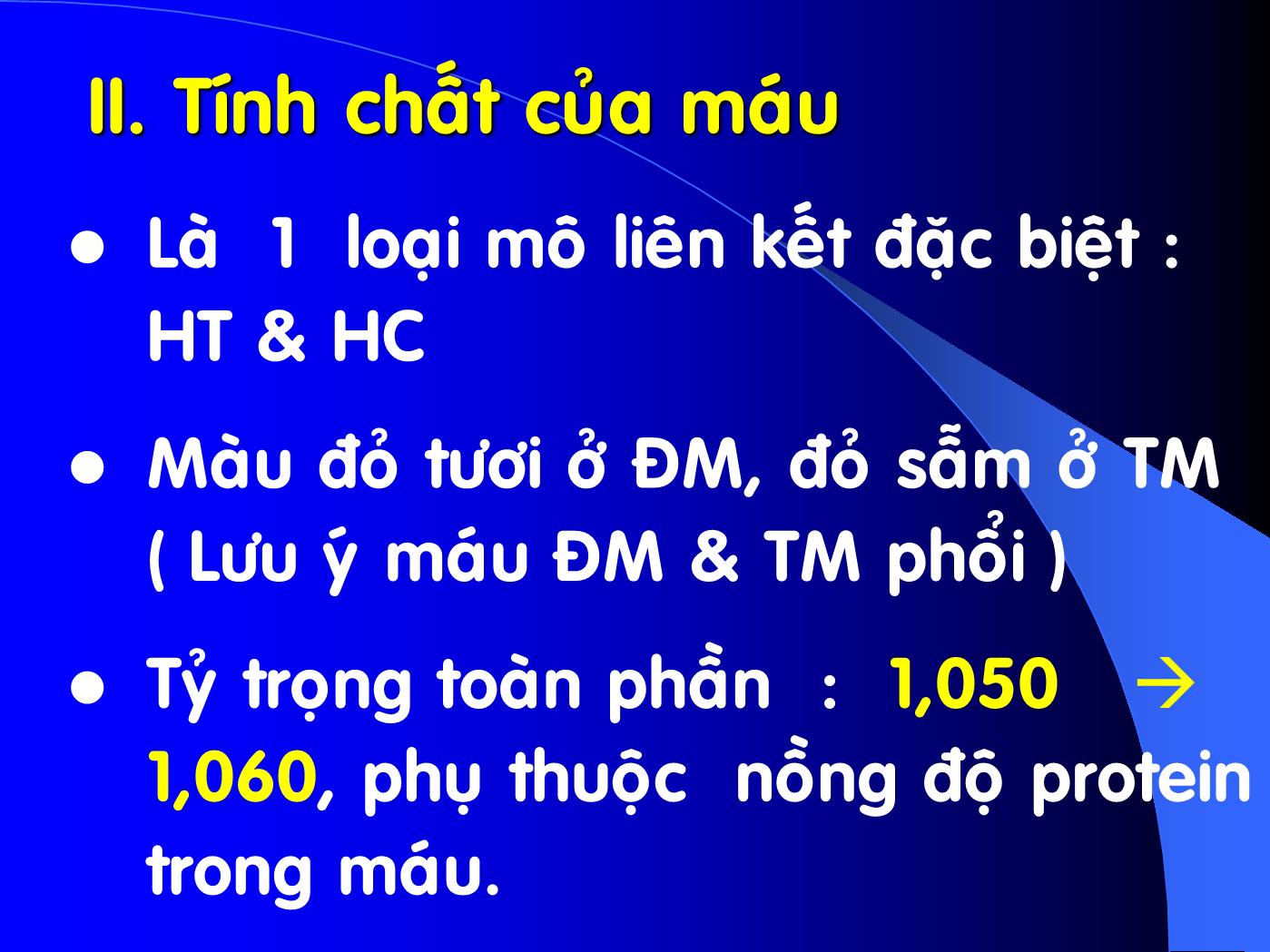 Bài giảng Sinh lý máu - Trần Thị Liên Minh trang 7