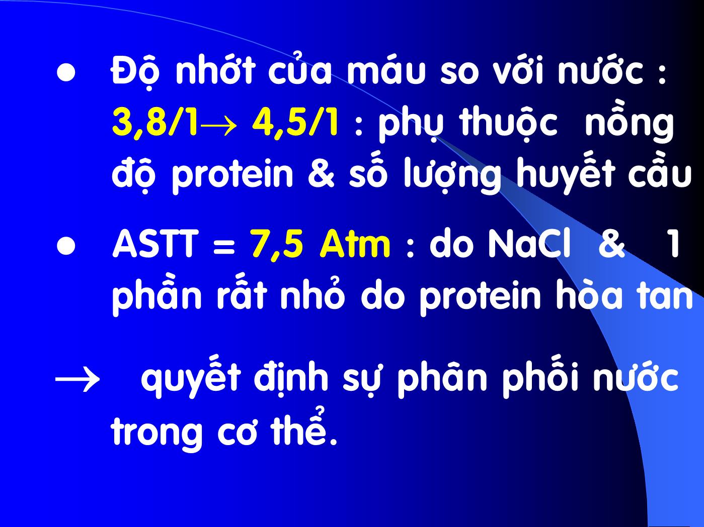 Bài giảng Sinh lý máu - Trần Thị Liên Minh trang 8