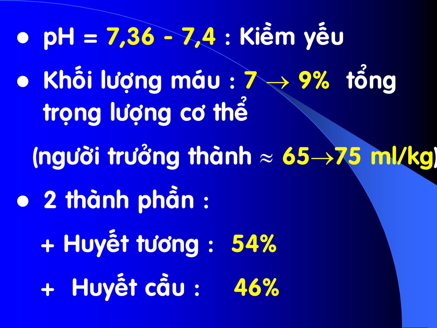 Bài giảng Sinh lý máu - Trần Thị Liên Minh trang 9