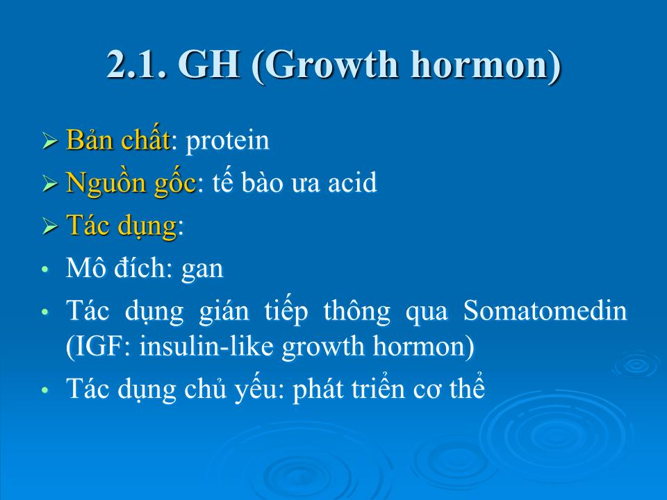 Bài giảng Sinh lý tuyến yên - Nguyễn Trung Kiên trang 6