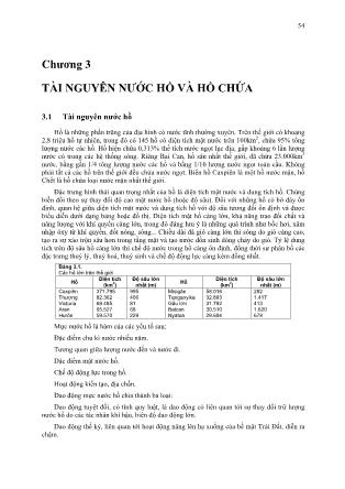 Giáo trình Tài nguyên nước (Phần 2) - Nguyễn Thị Phương Loan